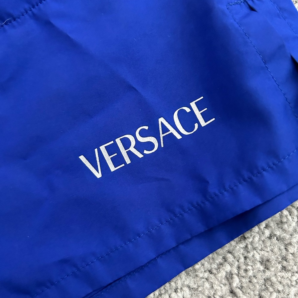Versace Royal Blue Athletic Shorts - Picture 3 of 4